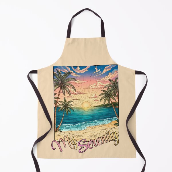 Item preview, The Beach Is My Serenity - Tropical Sunset and Ocean Breeze designed and sold by ScenicRoute66.