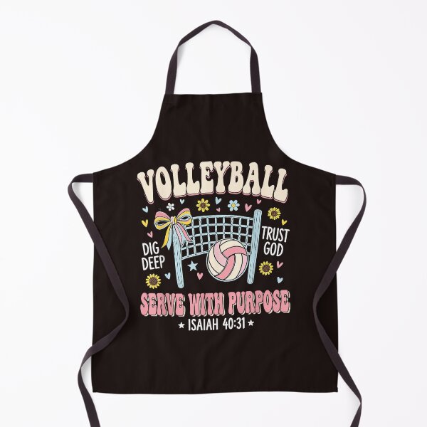Item preview, Volleyball Serve With Purpose Christian Retro Faith Isaiah 40:31 designed and sold by mari-kayden.