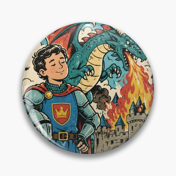 Item preview, Probably Fine Knight and Dragon Medieval Fantasy Humor designed and sold by Nol1ytv.