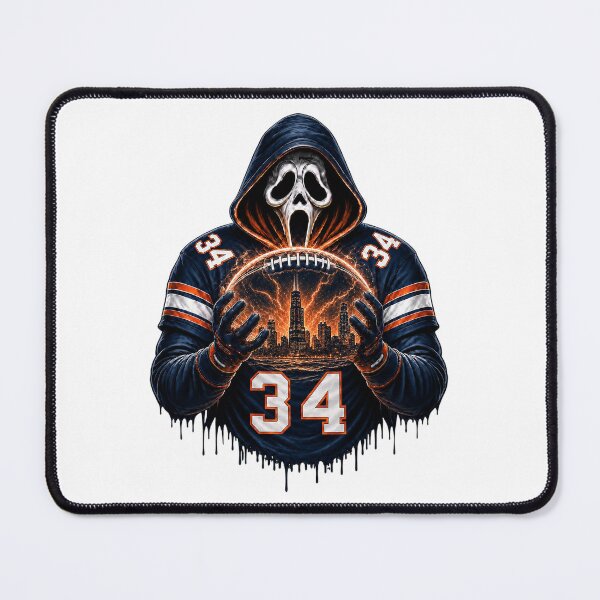 Item preview, Ghostface-Chicago-Football Number 34 Sweetness Inspired Skyline Graphic designed and sold by DYALEEZ-XCR.