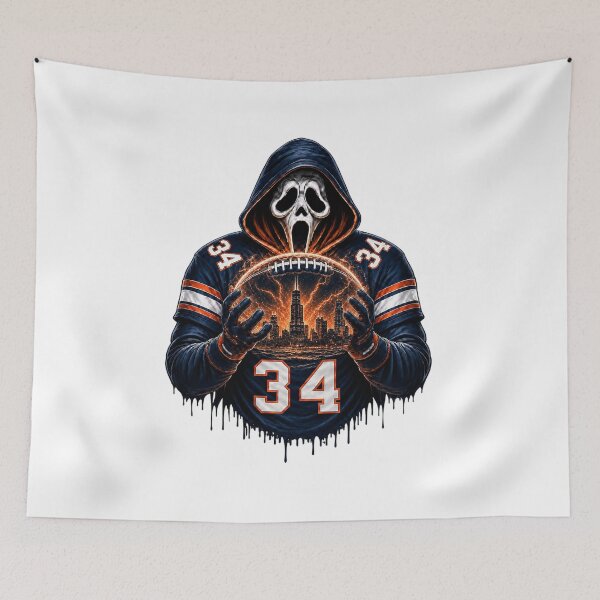 Item preview, Ghostface-Chicago-Football Number 34 Sweetness Inspired Skyline Graphic designed and sold by DYALEEZ-XCR.