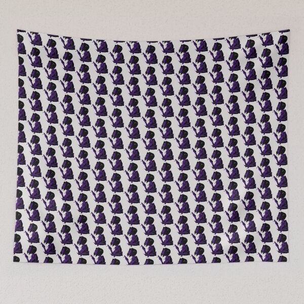 Artikelvorschau, Doodle Purple Lady entworfen und verkauft von Izaa-aart.