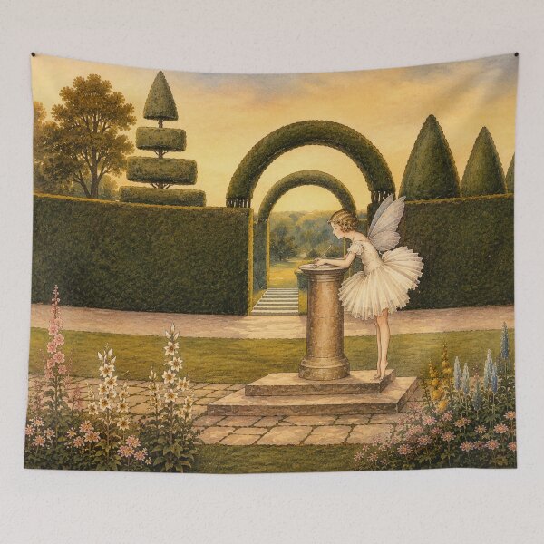 Item preview, Fairy Garden Wall Art, What Is Time to Us? Vintage Fairy Illustration by Ida Rentoul Outhwaite designed and sold by RickE.