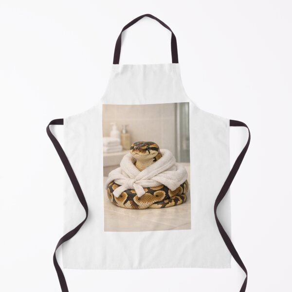 Item preview, Ball Python Wearing a Bathrobe designed and sold by Sillytoe.