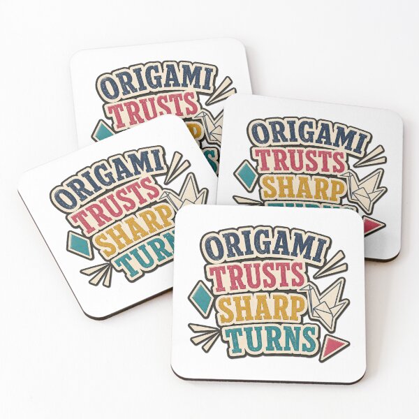 Item preview, Origami Trusts Sharp Turns designed and sold by aihrgdesign.