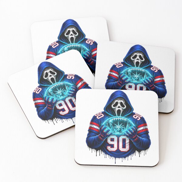 Item preview, Ghostface-New-York Big Blue Football Inspired Graphic designed and sold by DYALEEZ-XCR.