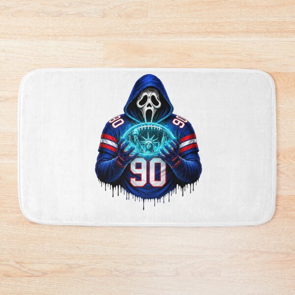 Item preview, Ghostface-New-York Big Blue Football Inspired Graphic designed and sold by DYALEEZ-XCR.