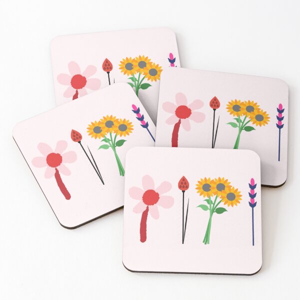 Item preview, Quirky Floral Mix & Sunflowers - Colorful Botanical Pack designed and sold by Yasmine Mohammed.