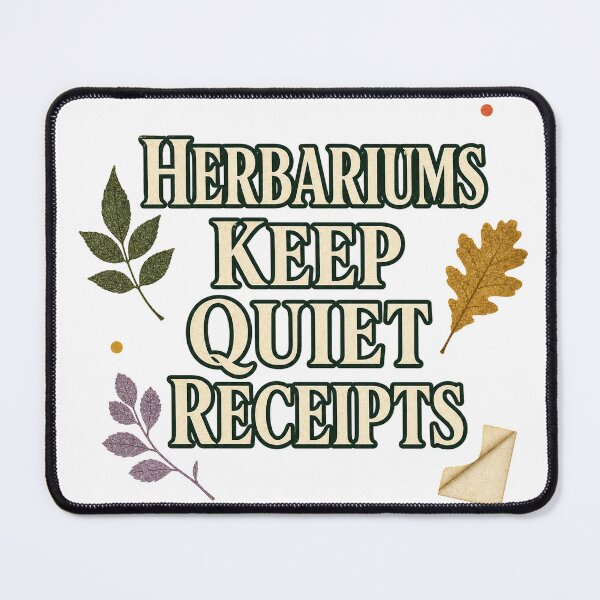 Item preview, Herbariums Keep Quiet Receipts designed and sold by aihrgdesign.