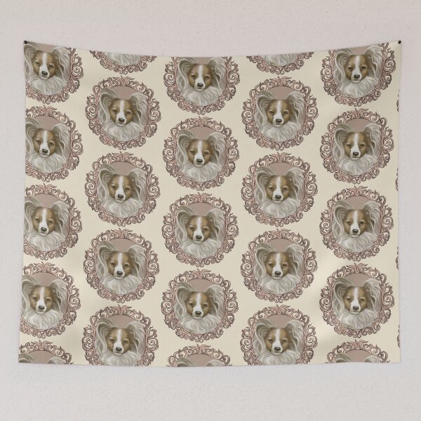 Item preview, Ornate Papillon Dog designed and sold by artmuvz.