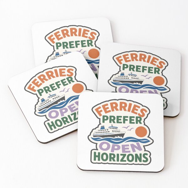 Item preview, Ferries Prefer Open Horizons designed and sold by aihrgdesign.