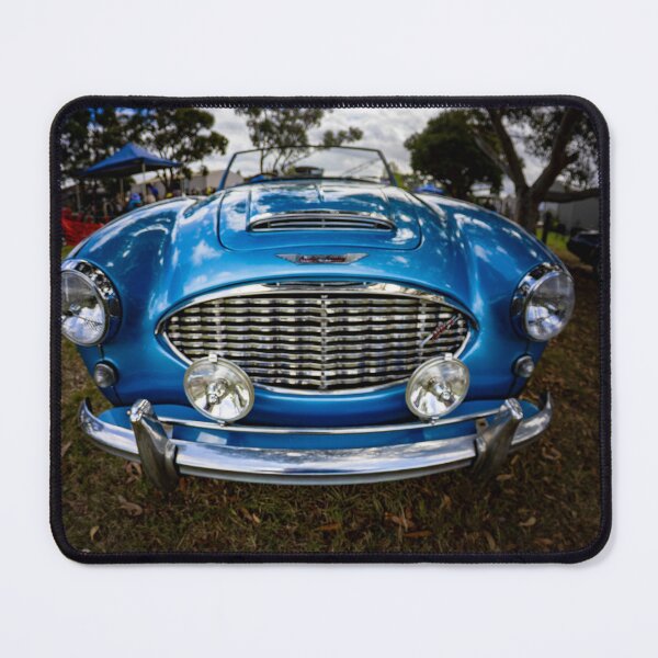 Item preview, Car with Curves of Blue Chrome designed and sold by Twisted Light Images.