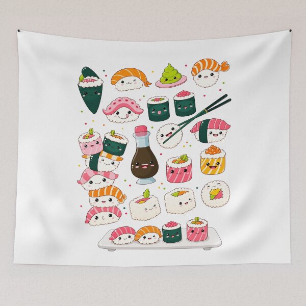 Item preview, Sushi Plate Graphic Design designed and sold by BestCoolStuff.