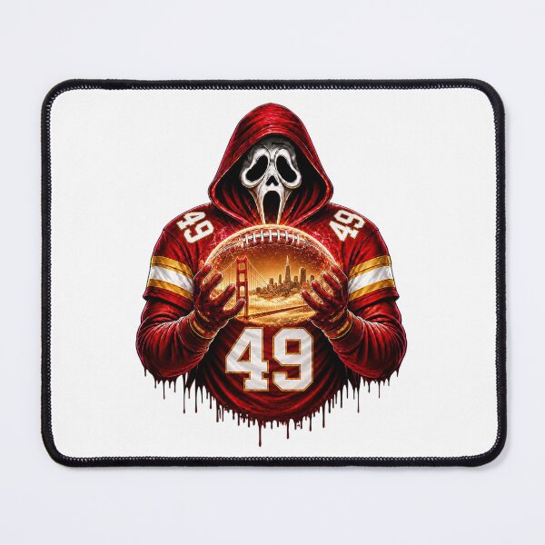Item preview, San-Francisco-Ghostface 49 Horror Football Graphic designed and sold by DYALEEZ-XCR.