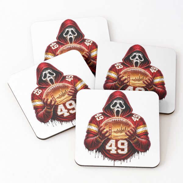 Item preview, San-Francisco-Ghostface 49 Horror Football Graphic designed and sold by DYALEEZ-XCR.