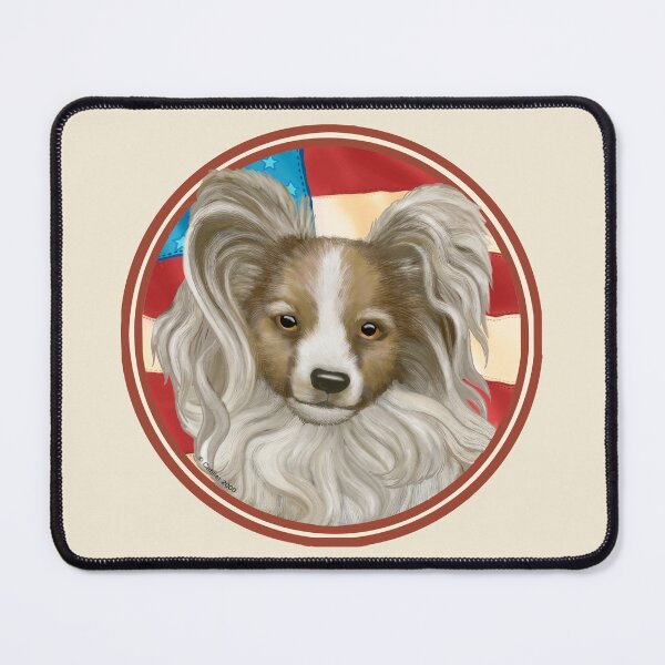 Item preview, Flag Papillon Dog designed and sold by artmuvz.