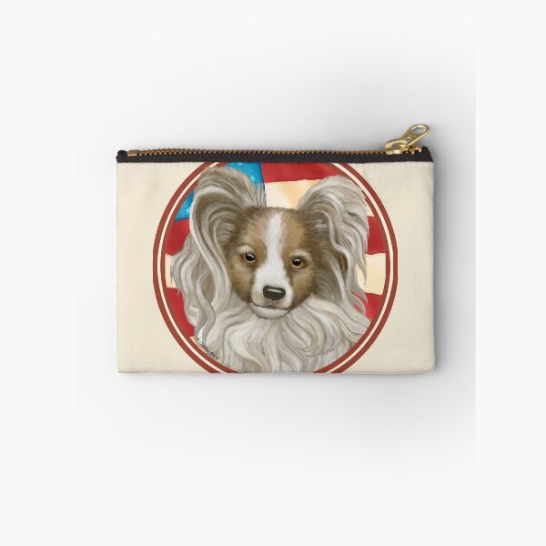 Aperçu de l'œuvre Chien Papillon Drapeau créée et vendue par artmuvz.