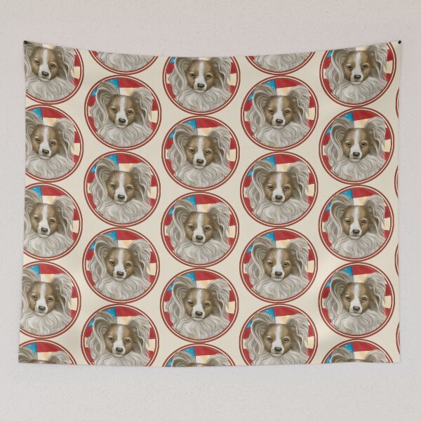 Item preview, Flag Papillon Dog designed and sold by artmuvz.