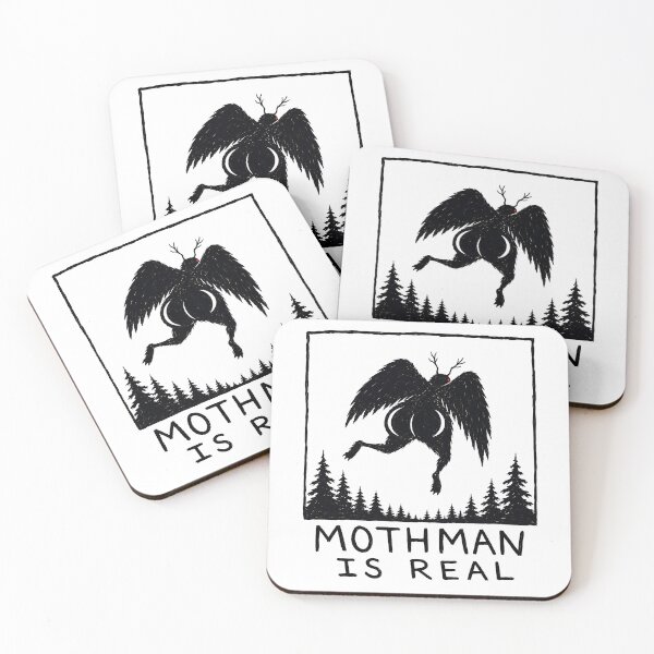 Item preview, MOTHMAN IS REAL designed and sold by bobcatmarty.