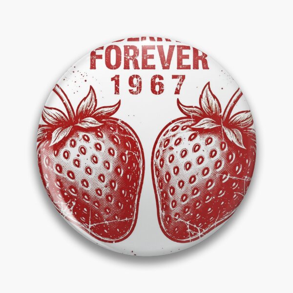 Item preview, Strawberry Fields Forever 1967 Vintage Badge designed and sold by mochiMooco.