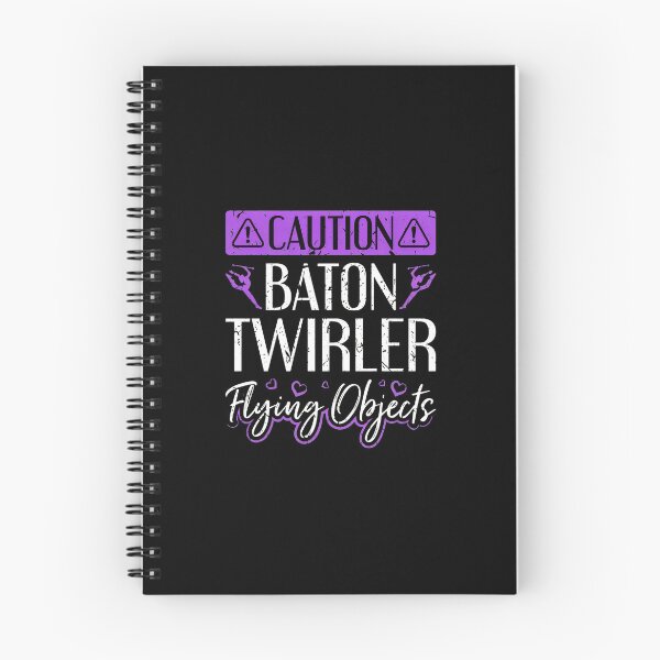 Item preview, Caution Baton Twirler Flying Objects Design designed and sold by laflera.