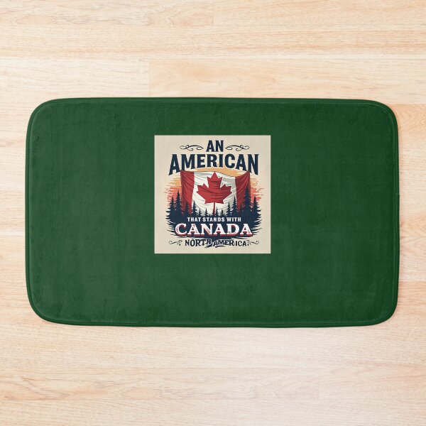 Item preview, An American That Stands With Canada  United In North America 612 designed and sold by ForestHomeDe.