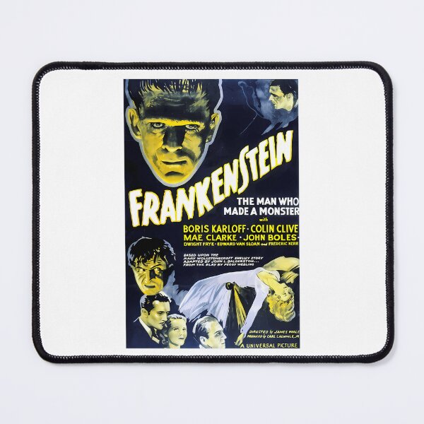 Item preview, Frankenstein 1931 Vintage Horror Movie Poster Boris Karloff designed and sold by RakeshPatelArt.