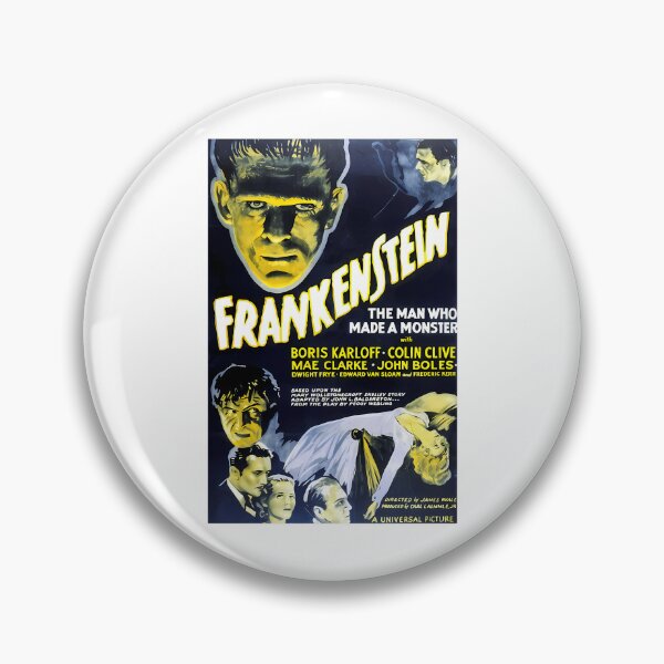 Item preview, Frankenstein 1931 Vintage Horror Movie Poster Boris Karloff designed and sold by RakeshPatelArt.