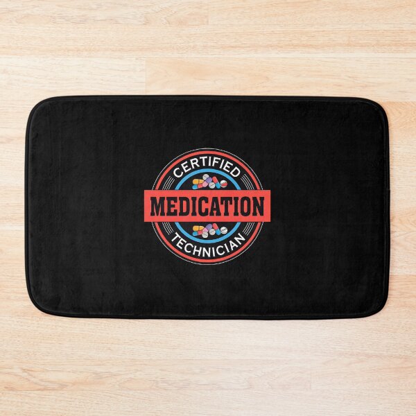 Item preview, Certified Medication Technician Emblem with Pills designed and sold by laflera.