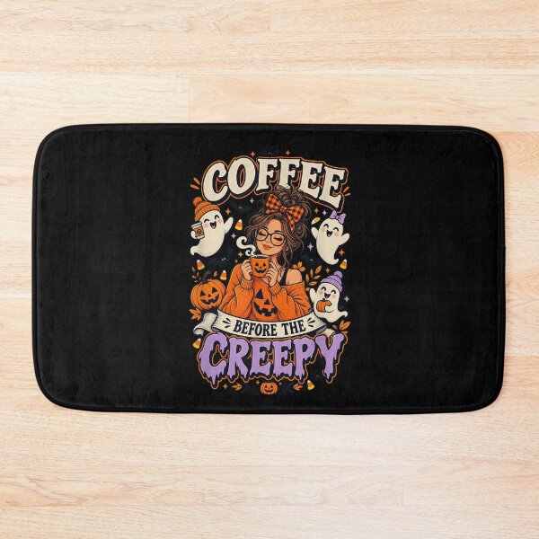 Item preview, Coffee Before the Creepy Halloween Mom Ghosts designed and sold by VioletNance.