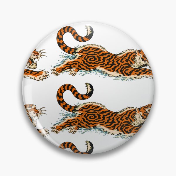 Item preview, Tiger Leaps From Water designed and sold by Patbubble.