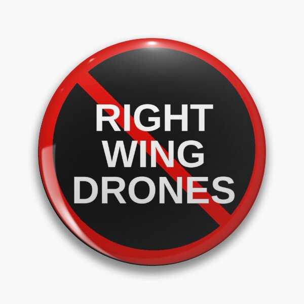 Item preview, No Right Wing Drones T3 designed and sold by HostilePress.