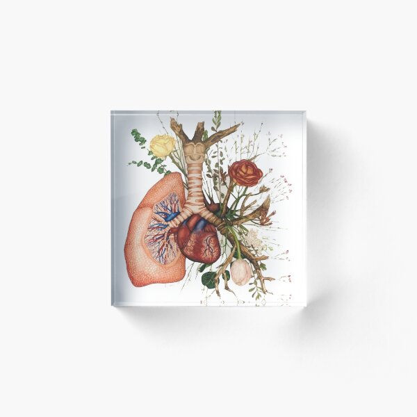 ♡ flower lung ♡ Acrylic Block