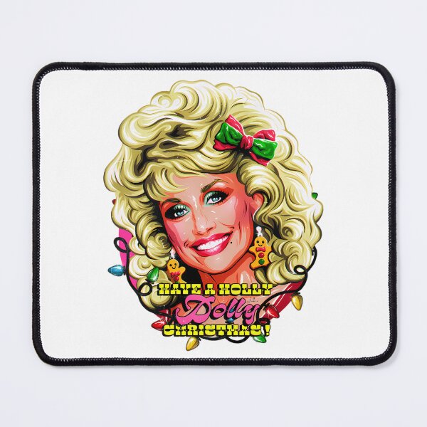 Item preview, Have A Holly Dolly Christmas Country Music Legend Holiday designed and sold by RakeshPatelArt.