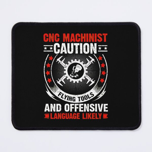 Item preview, Machinist Caution Flying Tools Offensive Language Likely designed and sold by laflera.