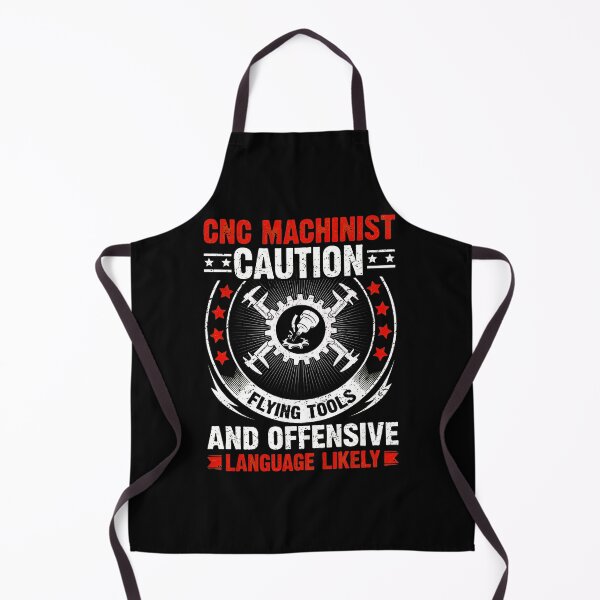 Item preview, Machinist Caution Flying Tools Offensive Language Likely designed and sold by laflera.