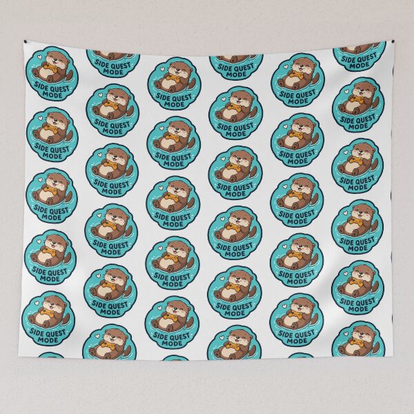Item preview, Regalo de pegatina de juego adorable de Otter Side Quest designed and sold by RedRubyBubble.