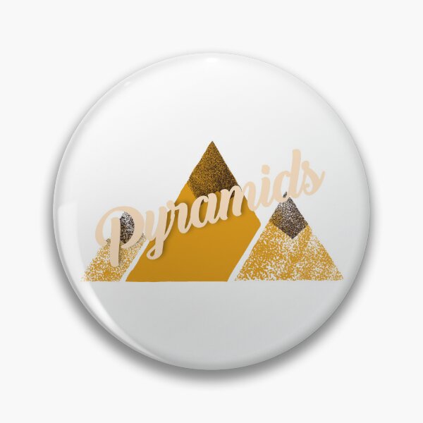 Item preview, Pyramids Golden Sunset Typography Art designed and sold by SROXT.
