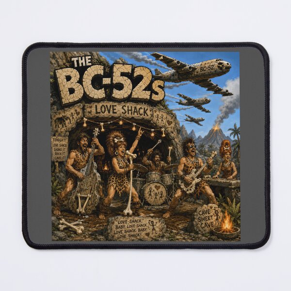 Item preview, The BC-52s Prehistoric Caveman Rock Band designed and sold by Hornace88studio.