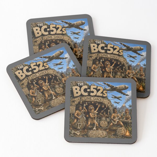 Item preview, The BC-52s Prehistoric Caveman Rock Band designed and sold by Hornace88studio.