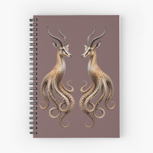 Item preview, Majestic Antelope Octopus Hybrid - Surreal Fantasy Art designed and sold by Mementoo.