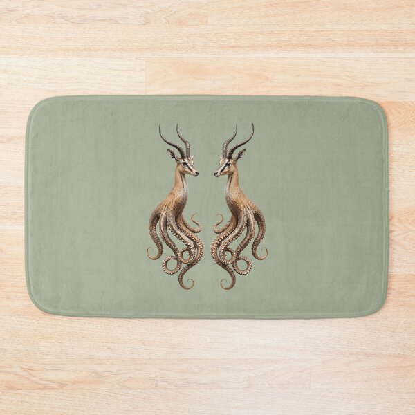 Item preview, Majestic Antelope Octopus Hybrid - Surreal Fantasy Art designed and sold by Mementoo.
