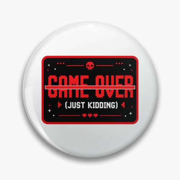 Artikelvorschau, „Game Over“-Spiel – Lustiger Gaming-Sticker als Geschenk entworfen und verkauft von RedRubyBubble.