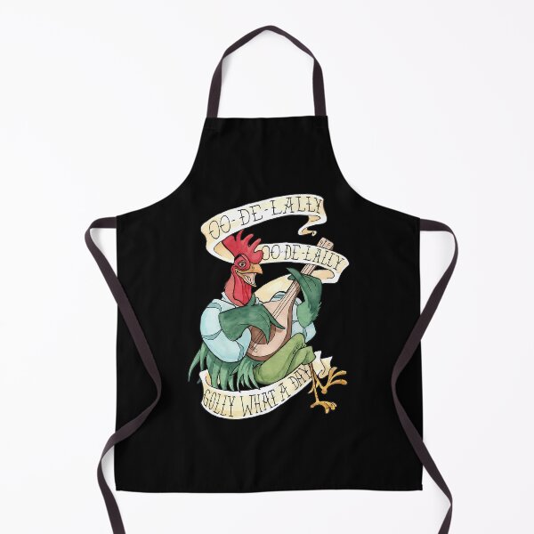 Item preview,  Alan-A-Dale Rooster  Oo-De-Lally Golly What A Day Tattoo Watercolor designed and sold by SherriSykes.