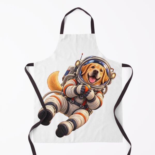 Item preview, Labrador Astronaut with Favorite Ball – Vintage Space Dog designed and sold by builtforyou.