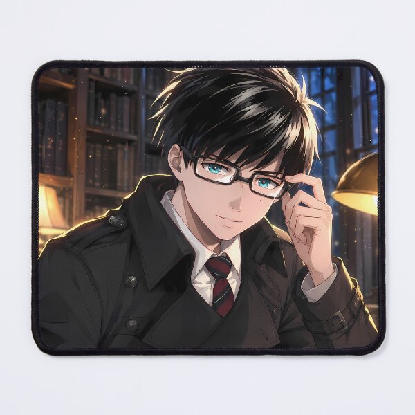 Item preview, Yukio Okumura Blue Exorcist Midnight Library Study designed and sold by SolenneAzur.