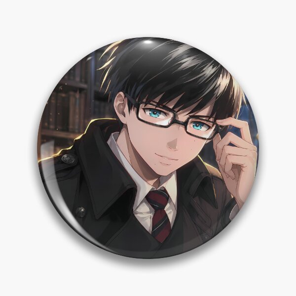 Item preview, Yukio Okumura Blue Exorcist Midnight Library Study designed and sold by SolenneAzur.