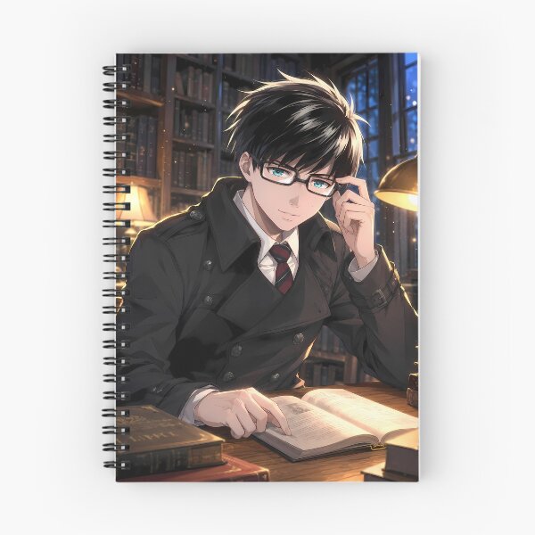 Item preview, Yukio Okumura Blue Exorcist Midnight Library Study designed and sold by SolenneAzur.