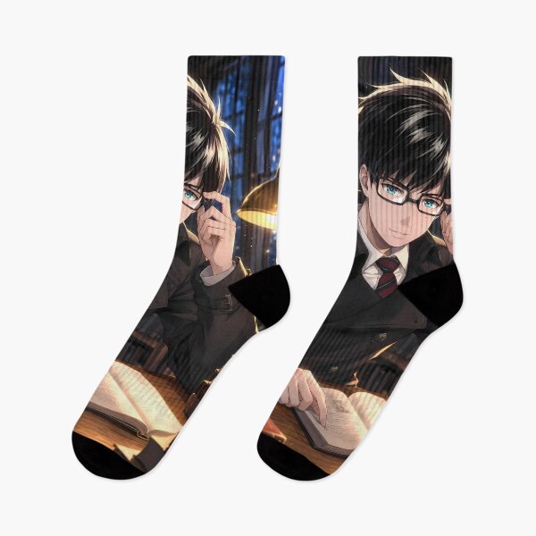 Artikelvorschau, Yukio Okumura Blue Exorcist Midnight Library Study entworfen und verkauft von SolenneAzur.