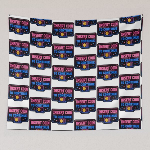 Item preview, Insertar pegatina de arcade para jugadores Regalo designed and sold by RedRubyBubble.